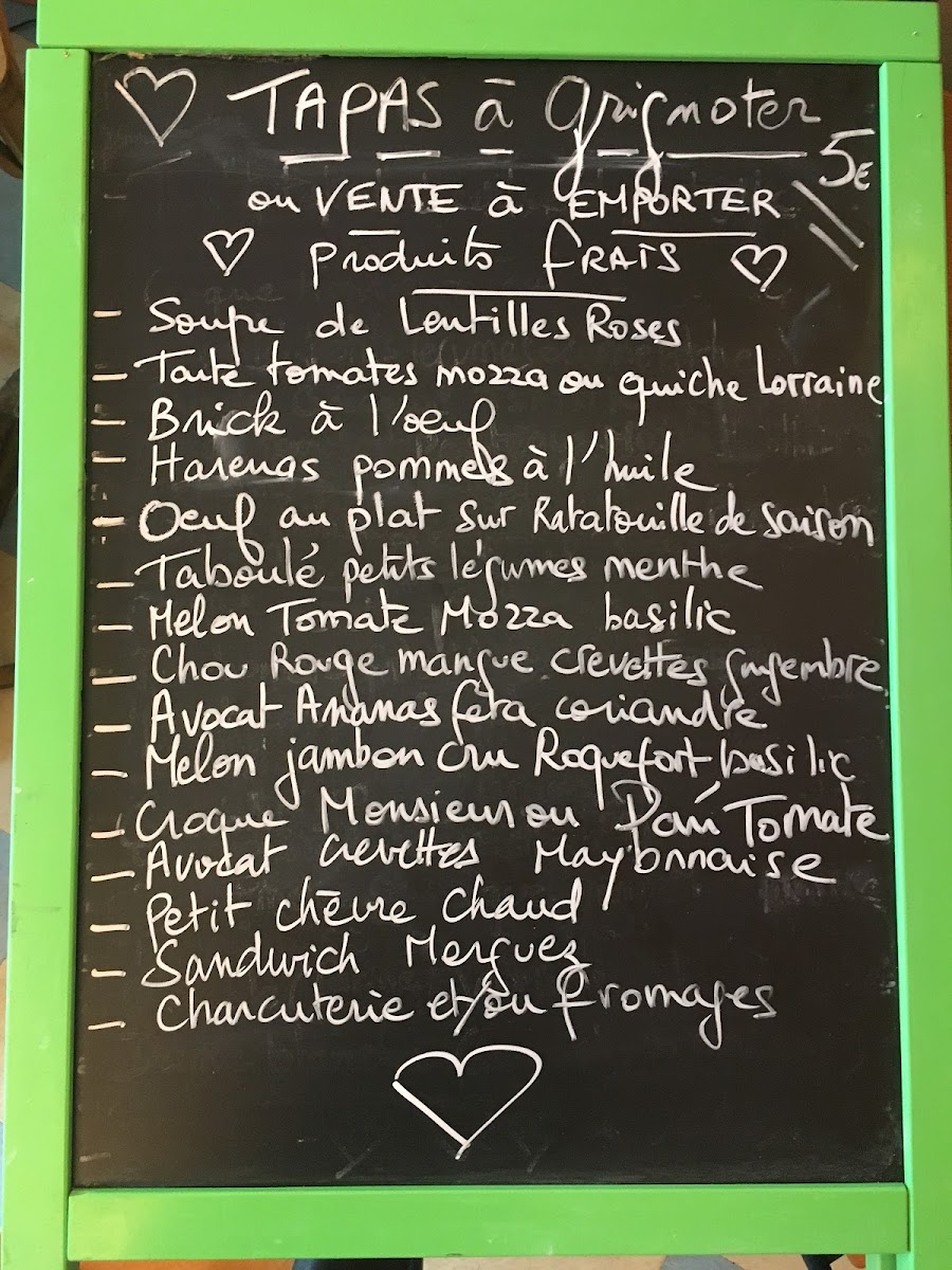 Menu Bistrot Littéraire Les Cascades-1